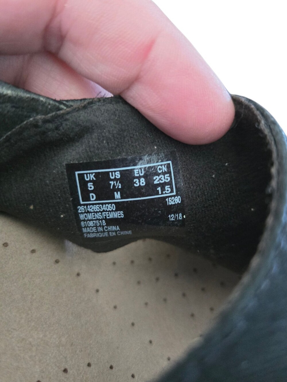 Clarks Black Leather Slingback Sandals - Picture 8 of 8